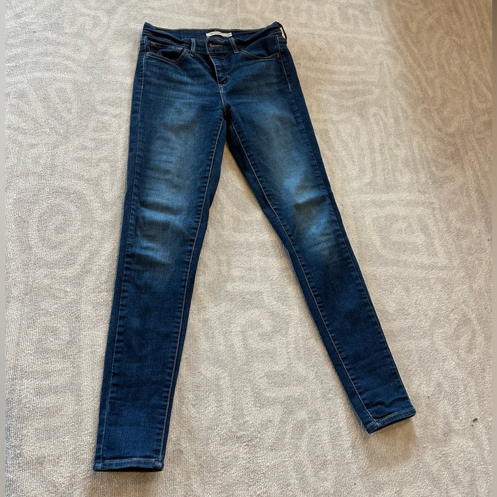 Women’s Levi’s Dark Wash High-Rise Super Skinny Jeans - Sz 28